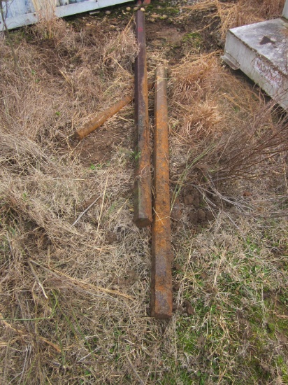 (2) 3" Hexagon solid shafts