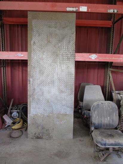 93"x34" Diamond Plate Aluminum - 3/16" thick