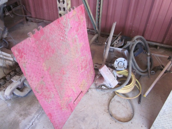 (3) Truck Seats/ Red Diamond Plate / Hose / etc