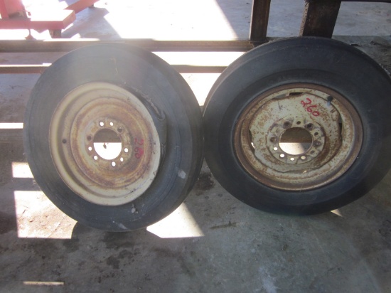 (2) 16" front rims