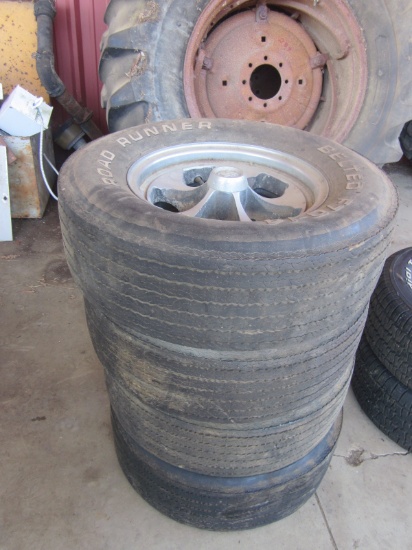 (4) 14" Keystone 5 lug Wheels