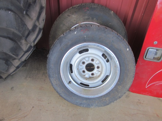 (2) 15" 5 lug rims