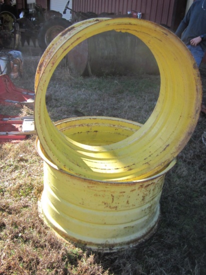 (2) Custom made 34" rims, 19" wide