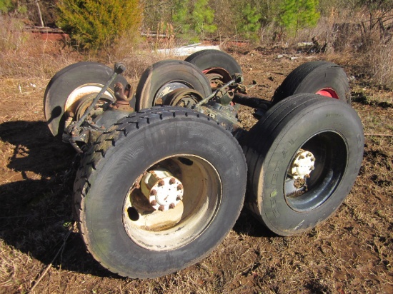 (2)Eaton Rear (off Peterbilt Truck) / Trailer Axle
