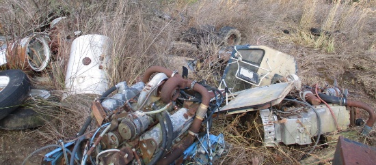 Large Scrap Iron Pile