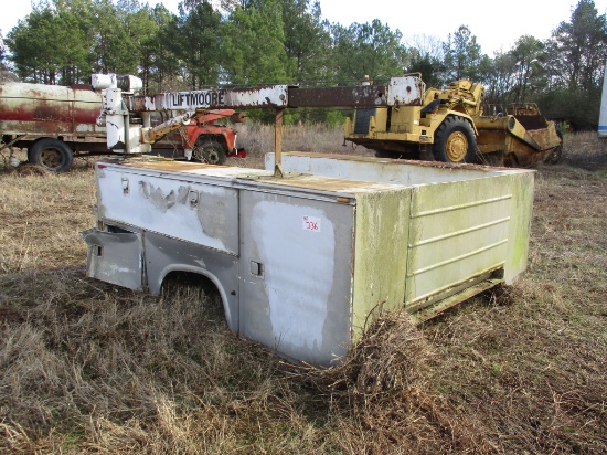 9ft Service Bed with Liftmore Crane