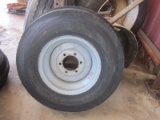 (1) 9.5L-15 Titan Tires & Rims (NOS)