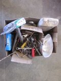 Box of Assorted Tools/ etc