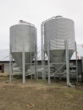 (2) 14 Ton Grain Bins marked #1159