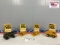 (4) Caterpillar Diecast Models