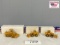 (3) Caterpillar Diecast Models
