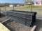(19) Metal Fence Rail Sections