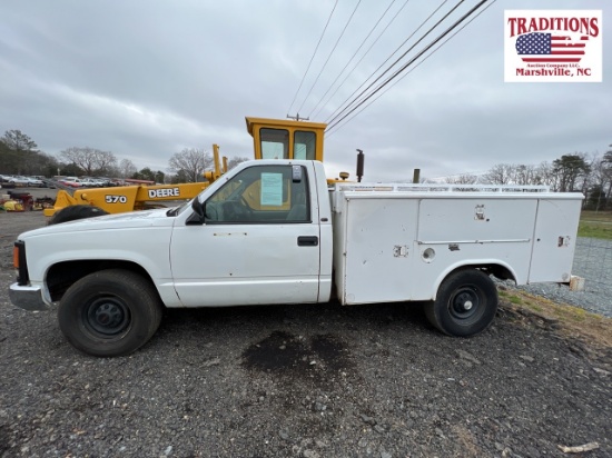 1999 GMC Sierra Propane Service Truck VIN 6460