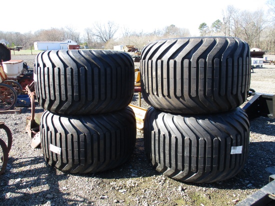 (4) 700/40-22.5 Flotation Tires