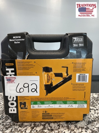 Bostitch Metal Connector Nailer - NEW!