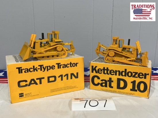 (2) Caterpillar Diecast Models