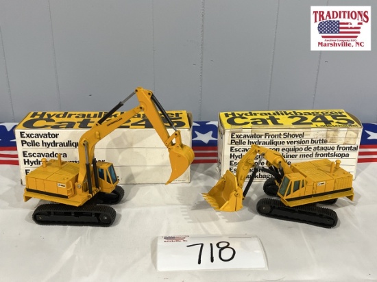 (2) Caterpillar Diecast Models