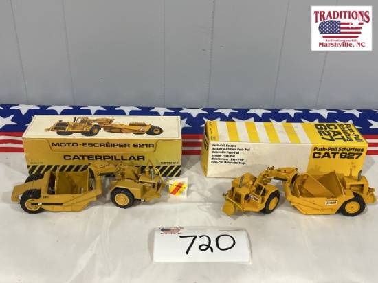 (2) Caterpillar Diecast Models