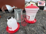 Chicken Feeders, Waterers, Egg Basket