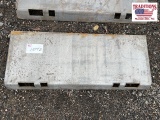 Solid 1/4 Weldable Solid Quick Plates