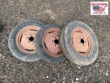 (3) Tractor Wheels