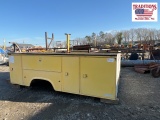 White Service Bed with Crane
