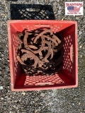 Basket of horseshoes