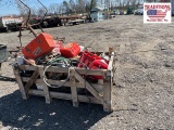 Wood Crate of Assorted Items