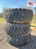 (3) 20.5R25 Tires