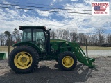 John Deere 6140D with John Deere H310 Loader