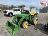 John Deere 755 Tractor with John Deere 70 Loader