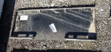 Skid steer style Quick Attach Plate