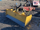 3pt 4ft Box scraper with teeth