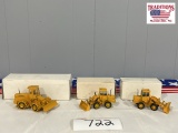 (3) Caterpillar Diecast Models