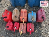 Mixed Lot: Gas Cans