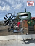 Green Tractor Whirliegig