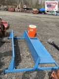 Blue Metal Shelf 6ftx4ft/Igloo cooler/Misc. Items