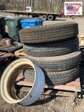 (4) 10.00-20 Tires/ (1) Wheel