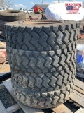 Set of 4 Sold Skid Steer Tires
