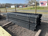 (19) Metal Fence Rail Sections