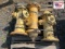 3 Yellow Fire Hydrants