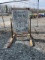 Gulf Sign with Stand Has been painted over
