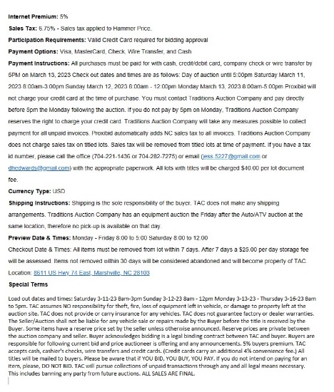 TERMS