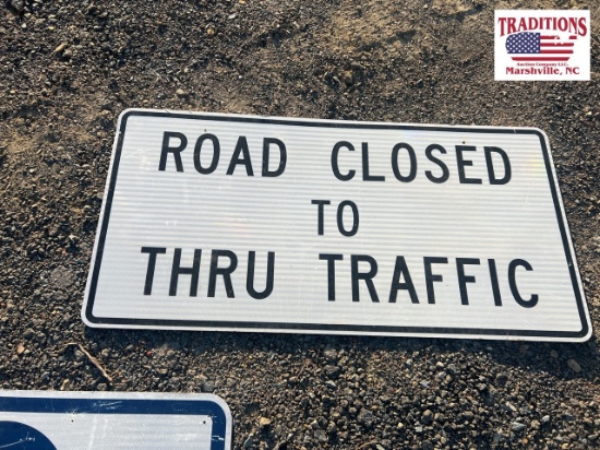 Road Closed Sign