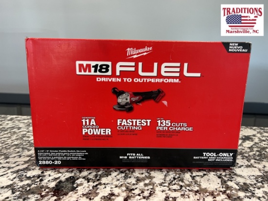 Milwaukee 4 1/2"/5"Grinder paddle Switch No Lock