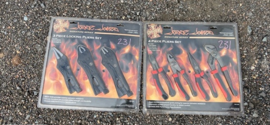 3pc Locking Pliers set & 4pc Plier Set