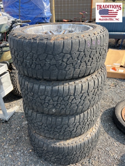 Set of 4 8 Lug Wheels/Tires - Used