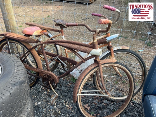 2 Antique Bicycles