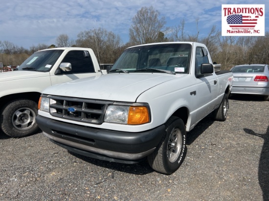 1994 Ford Ranger VIN 7244 SALVAGE TITLE
