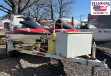 2 1997 Kawasaki Jet Skis With Trailer VIN 5240